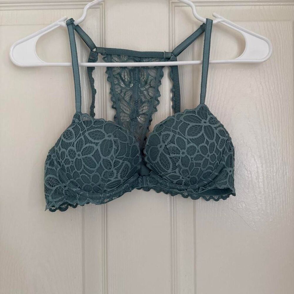 Victoria-s-secret Women's Blue and Green Bra